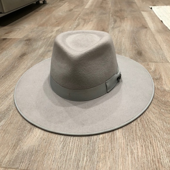 Wide Brim Hat Grey S/M Wool - Picture 4 of 15